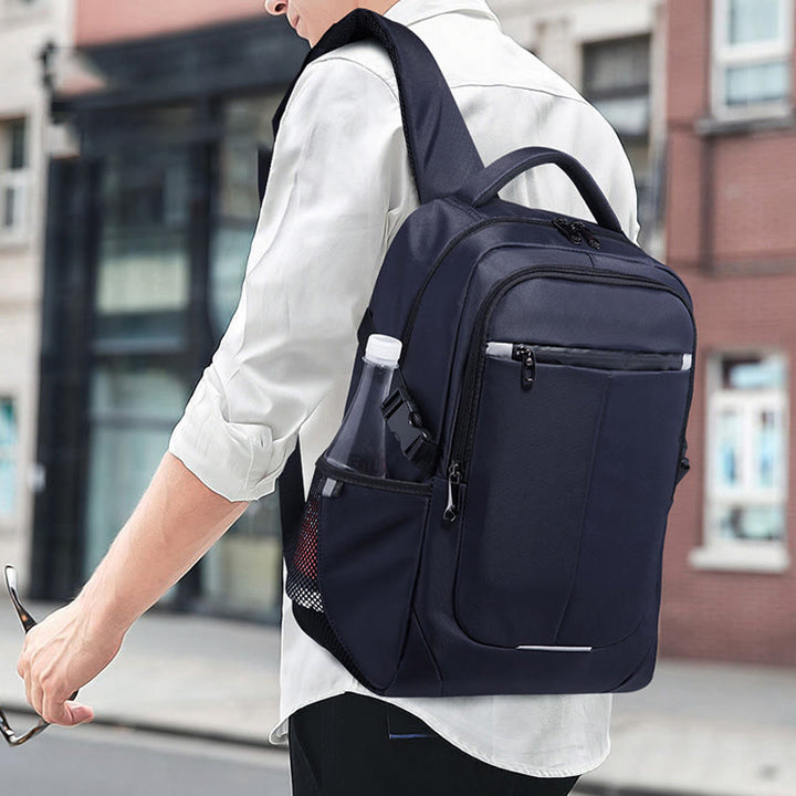 Rucksack für Herren, für Geschäftsreisen, Studenten, Laptop, Oxford, wasserdicht, Tagesrucksack