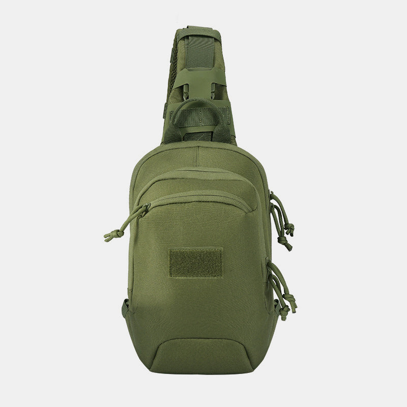 Taktische Sling-Brusttasche, kompakte Umhängetasche zum Wandern, Radfahren, Angeln, Tagesrucksack