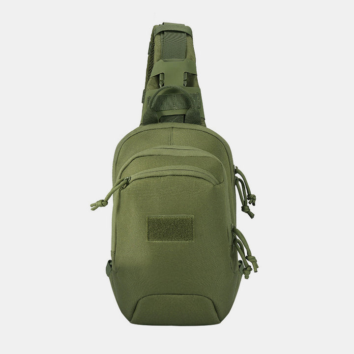 Taktische Sling-Brusttasche, kompakte Umhängetasche zum Wandern, Radfahren, Angeln, Tagesrucksack