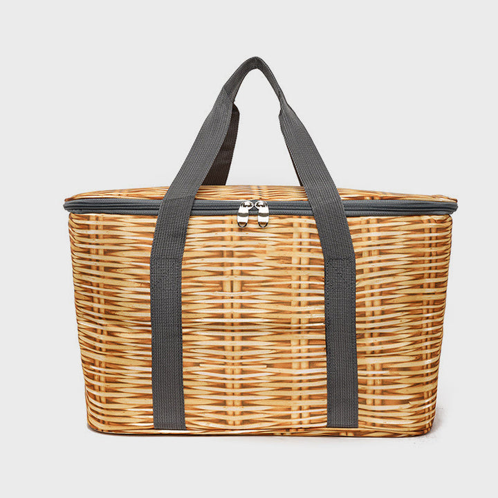 Kühltasche für unterwegs, faltbar, dicke Isolierung, Picknicktasche