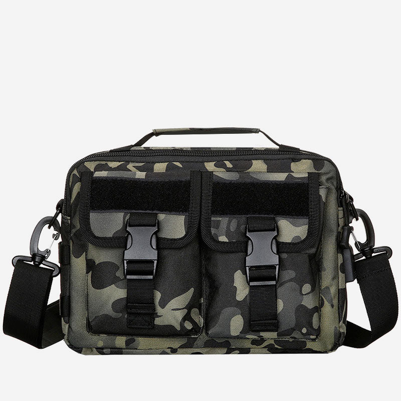 Wasserdichte Messenger-Tasche für Outdoor-Aktivitäten mit großem Fassungsvermögen und USB-Aufladung 