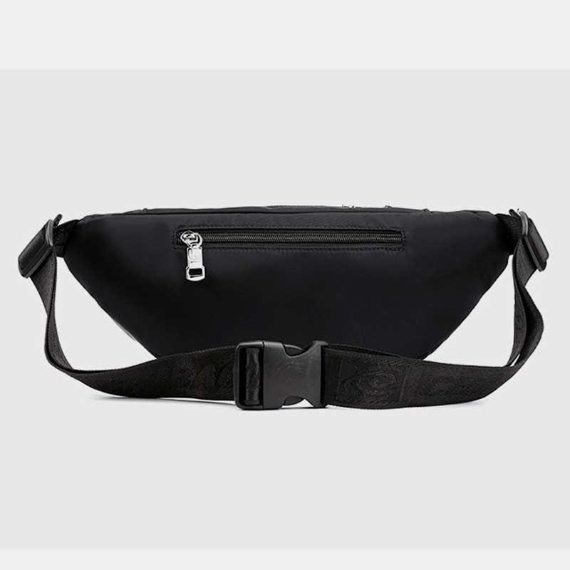 Nylon-Hüfttasche mit mehreren Taschen, leichte Brusttasche mit mehreren Tragemöglichkeiten, Hüfttasche