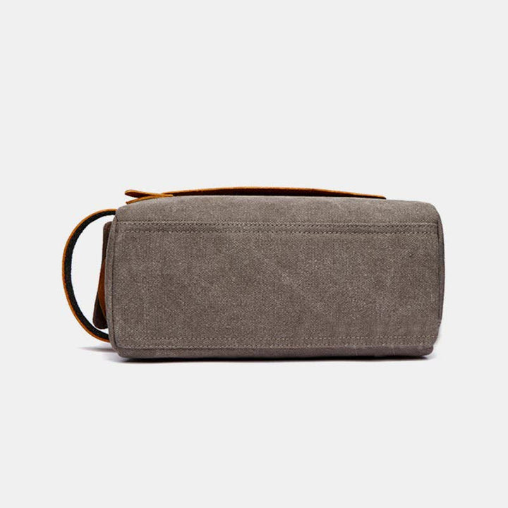 Retro-Aufbewahrungstasche aus Segeltuch, Make-up-Tasche, Reise-Kulturtasche für Damen und Herren