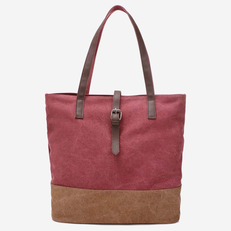 Große Kapazität Vintage Schwere Stil Handtasche Schultertasche