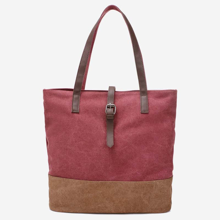 Große Kapazität Vintage Schwere Stil Handtasche Schultertasche