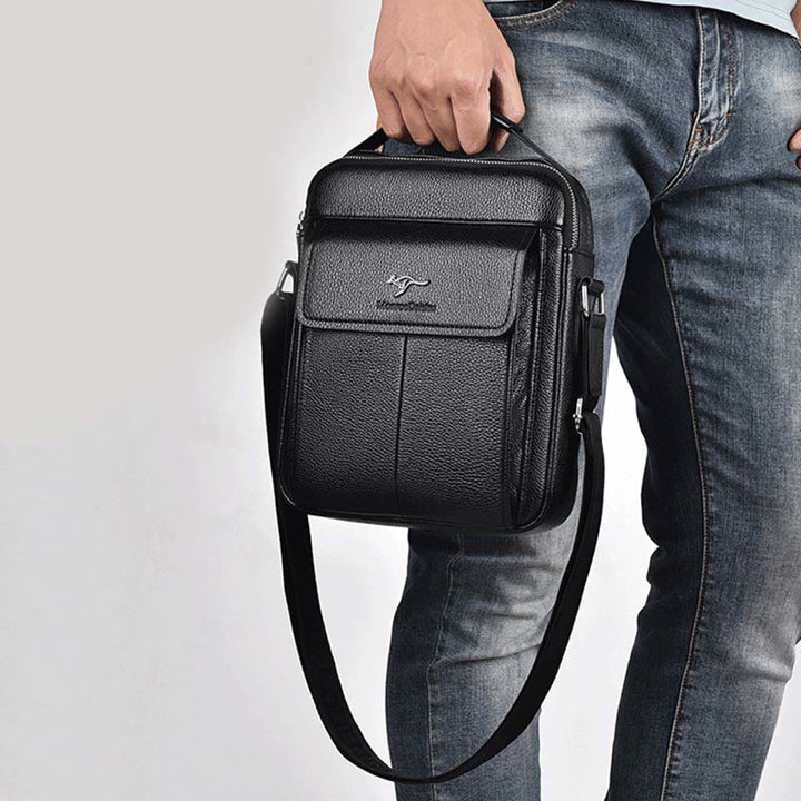 Kuriertasche für Herren, großes Fassungsvermögen, Umhängetasche für Geschäftsreisen