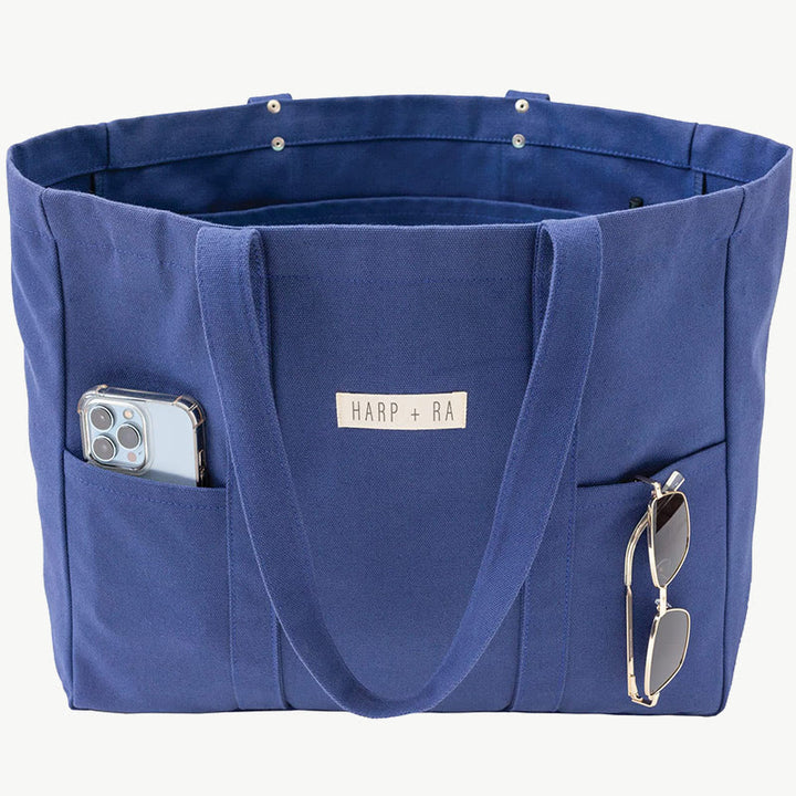 Faltbare große Canvas-Handtasche, minimalistische, praktische Umhängetasche für Damen
