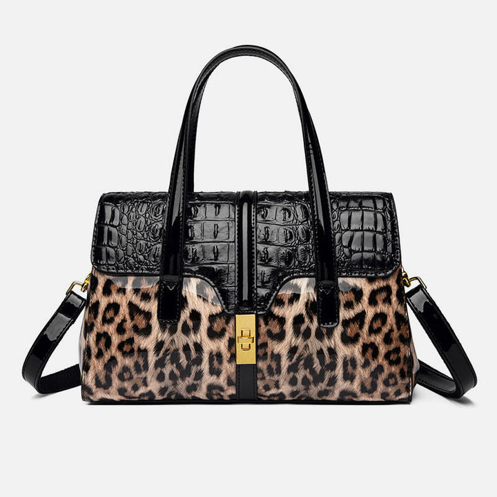 Handtaschen für Frauen Krokodilmuster Leder Crossbody Tragetasche