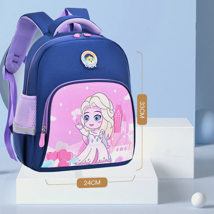 Rucksack für Kinder mit Cartoon-Charakter-Druck, leichter Oxford-Schulrucksack