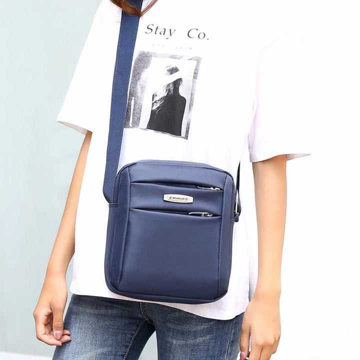 Messenger Bag für Herren, minimalistischer, leichter, lässiger Umhängerucksack