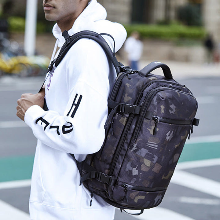 Business-Rucksack für Herren, multifunktionaler kurzer Reise-Laptop-Tagesrucksack