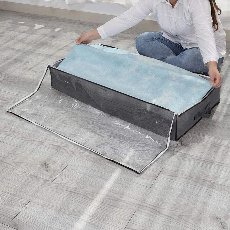 Aufbewahrungstasche für Zuhause, unter dem Bett, faltbar, staubdicht, Quilt-Aufbewahrungsbox