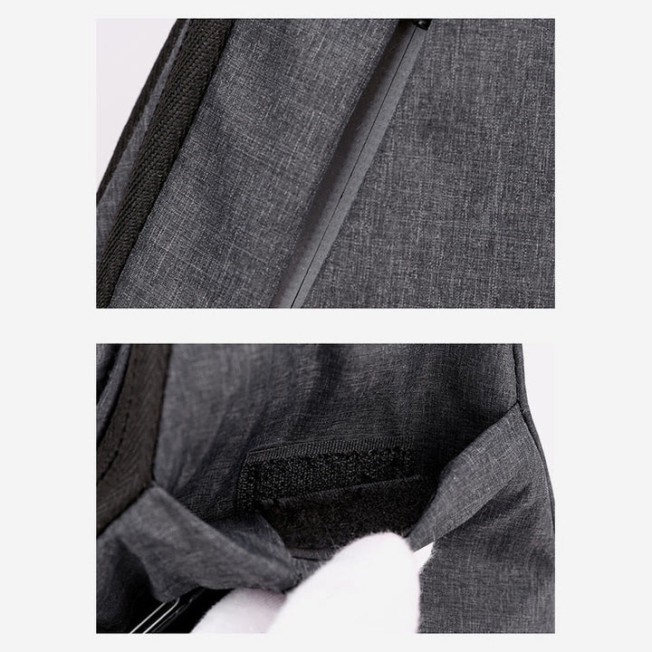 Schultertasche für Herren, wasserdicht, Nylon, tragbarer Umhängerucksack
