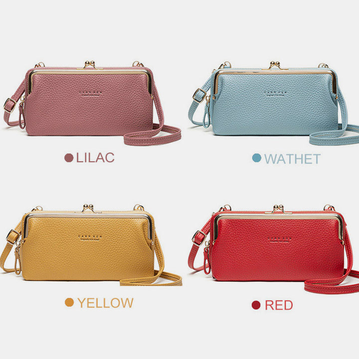 Multifunktionale Umhängetasche mit großem Fassungsvermögen und Kiss-Lock-Design - image 15