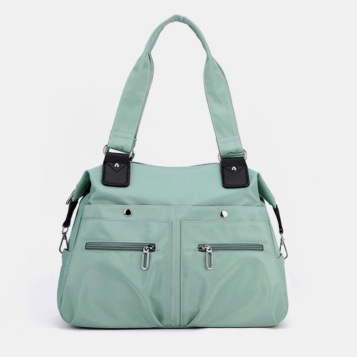 Damen Nylon Schultertasche Leichte wasserdichte Tragetasche Casual Arbeitstasche Geldbörse