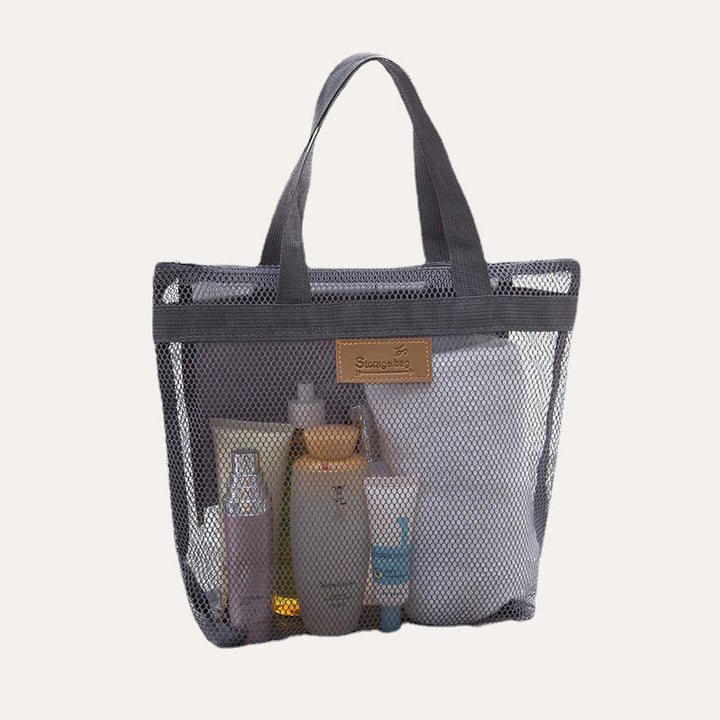 Faltbare, waschbare Netz-Strandtasche, leichte Pool-Tragetasche