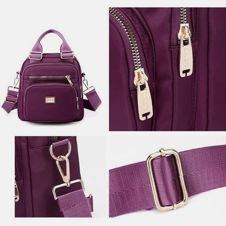 Umhängetasche für Damen, wasserdicht, mit mehreren Taschen, wandelbarer Handtaschen-Rucksack
