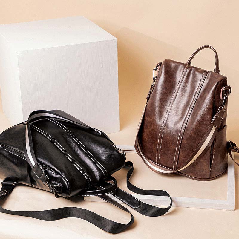 Diebstahlsicherer multifunktionaler Retro-Rucksack