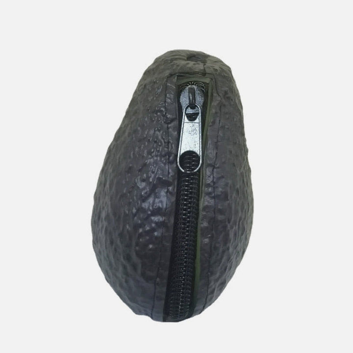 Kreative Geldbörse, lebendige Cartoon-Avocado-Form, Geldbörsentasche