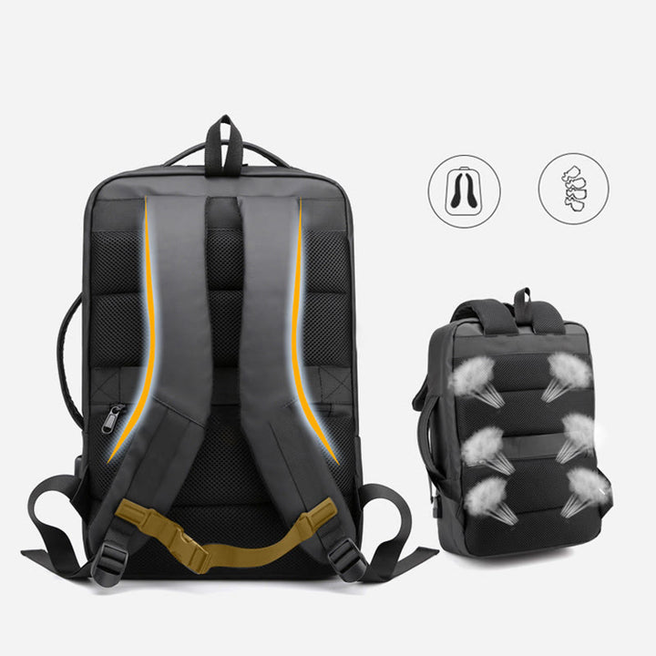 Rucksack für Herren, wasserdicht, große Kapazität, Business-Computertasche
