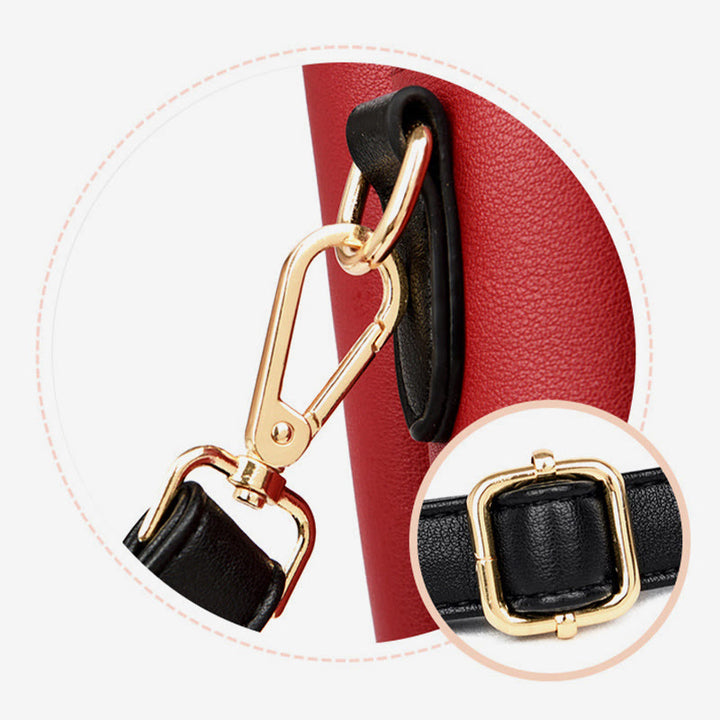 Elegante Handtasche für Damen, abnehmbarer Seidengriff, Umhängetasche für Damen