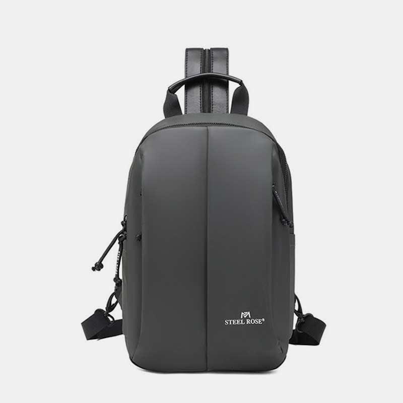 Wasserdichter Sling-Rucksack für Herren und Damen, multifunktional, lässig, Reise-Umhängetasche
