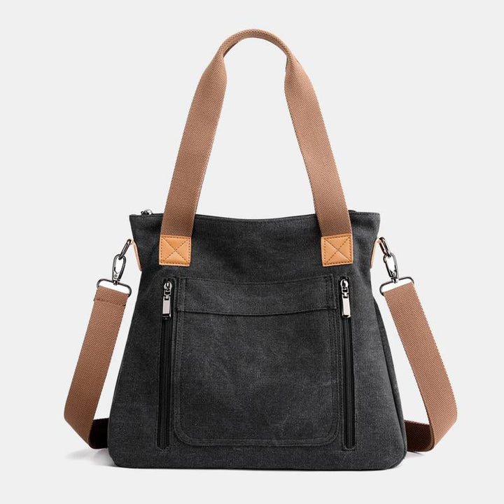 Große Tragetasche aus Canvas für Damen, zum Einkaufen und Reisen