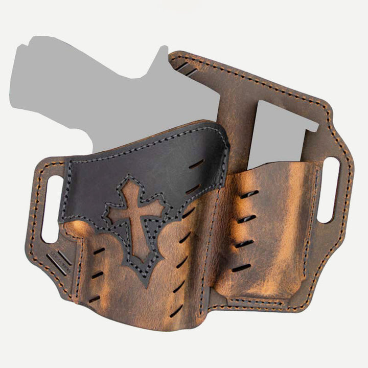 Comfort Multifit Guardian Holster Lederbund Trageweise für Rechtshänder