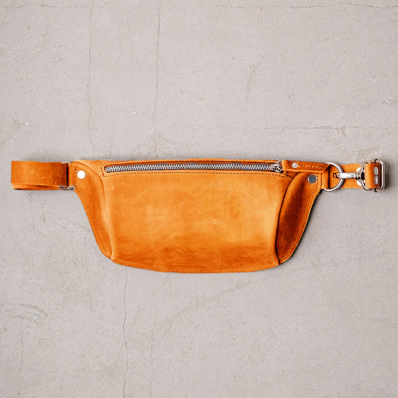 Gürteltasche für Damen und Herren, Outdoor, Hüfttasche mit Doppelreißverschluss, Brusttasche