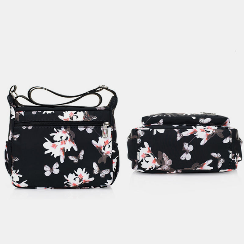 Damen Umhängetasche Multi-Pocket Nylon Schulter Handtasche Geldbörsen Reisetaschen