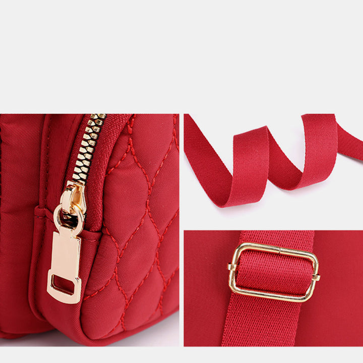 Messenger Bag mit großem Fassungsvermögen und mehreren Taschen