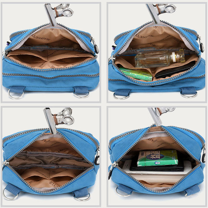 Umhängetasche für Damen, lässig, verstellbarer Riemen, Nylon-Gürteltasche