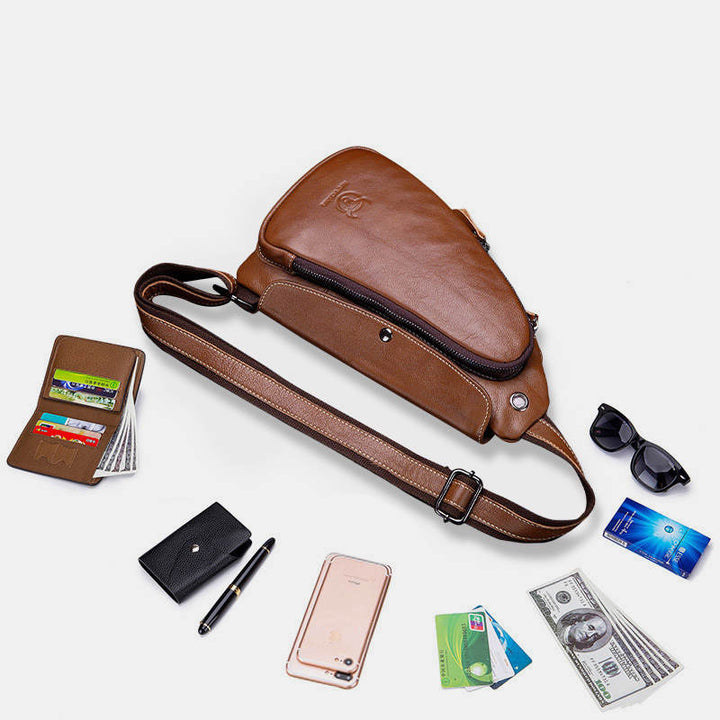 Schlanke, weiche Mehrzweck-Schultertasche mit Diebstahlschutz