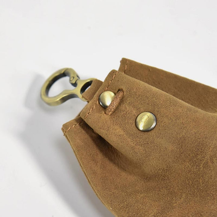 Geldbörse für Damen, Vintage-Stil, Leder, Mini-Einkaufstasche