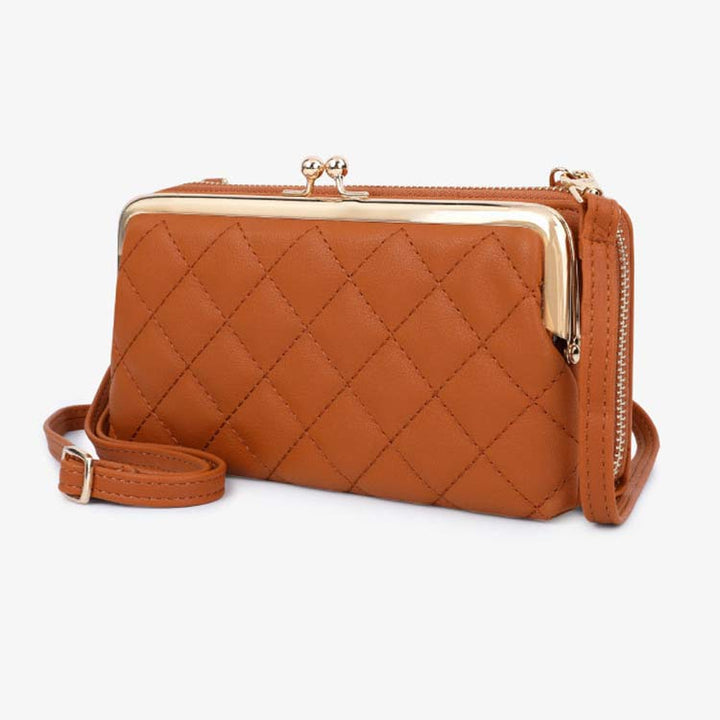 Kleine Crossbody-Handytasche, leichte Schultertasche, Clutch, Geldbörse, Handy-Geldbörse