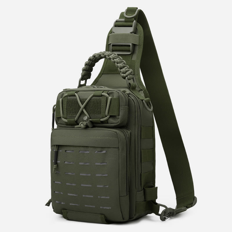 Tatical Brusttasche für Herren, Umhängetasche für Outdoor-Training