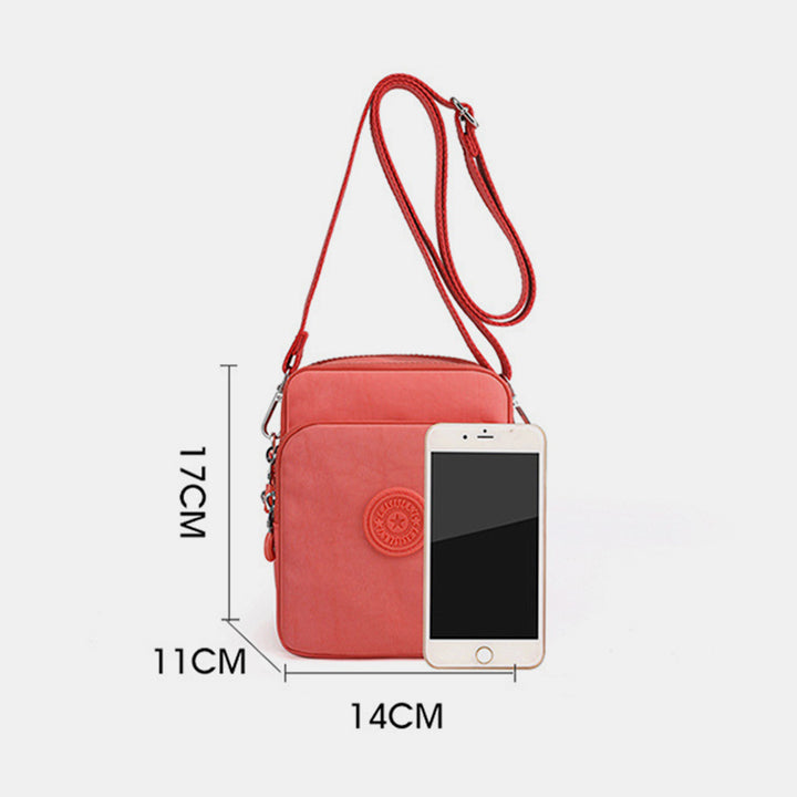 Wasserdichte, leichte, kleine Umhängetasche mit mehreren Taschen