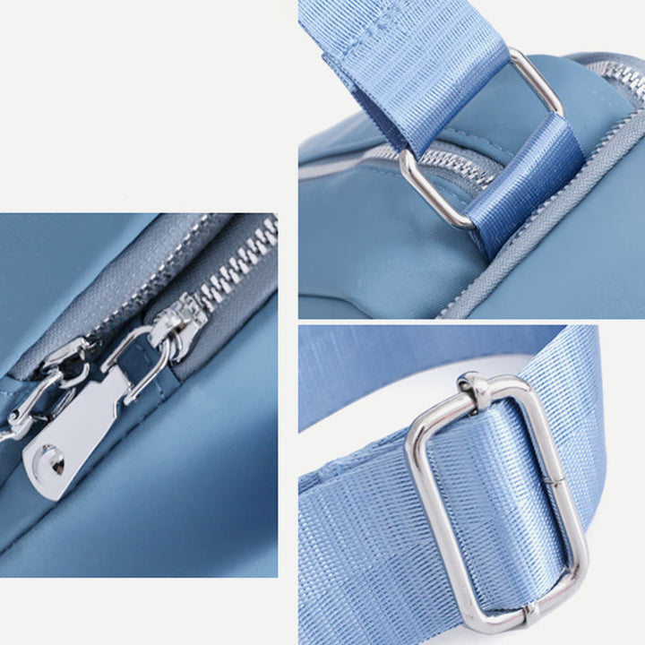 Umhängetasche für Damen, breiter Riemen, leichte Schultertasche aus Nylon
