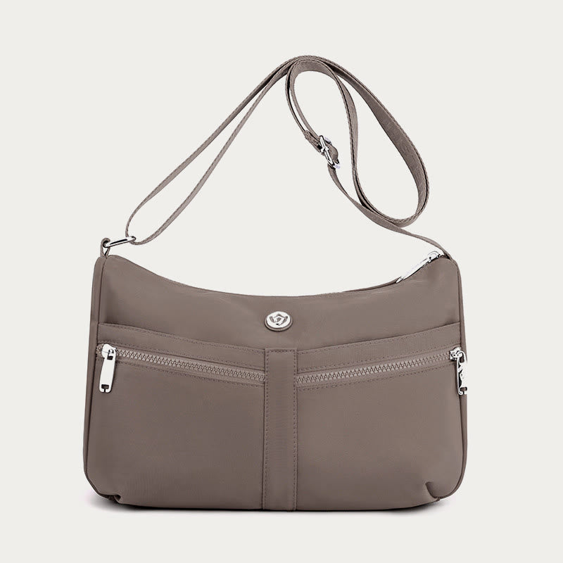 Solide Umhängetasche für die Schule, Reisen, einfache Nylontasche, Geldbörse