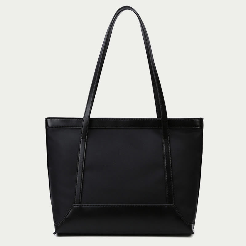 Große Tragetasche, robuste Schulterhandtasche aus PU-Leder