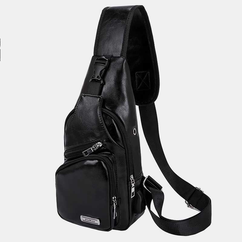 Weiche, dreifach verwendbare Schultertasche mit mehreren Taschen für Ausflüge