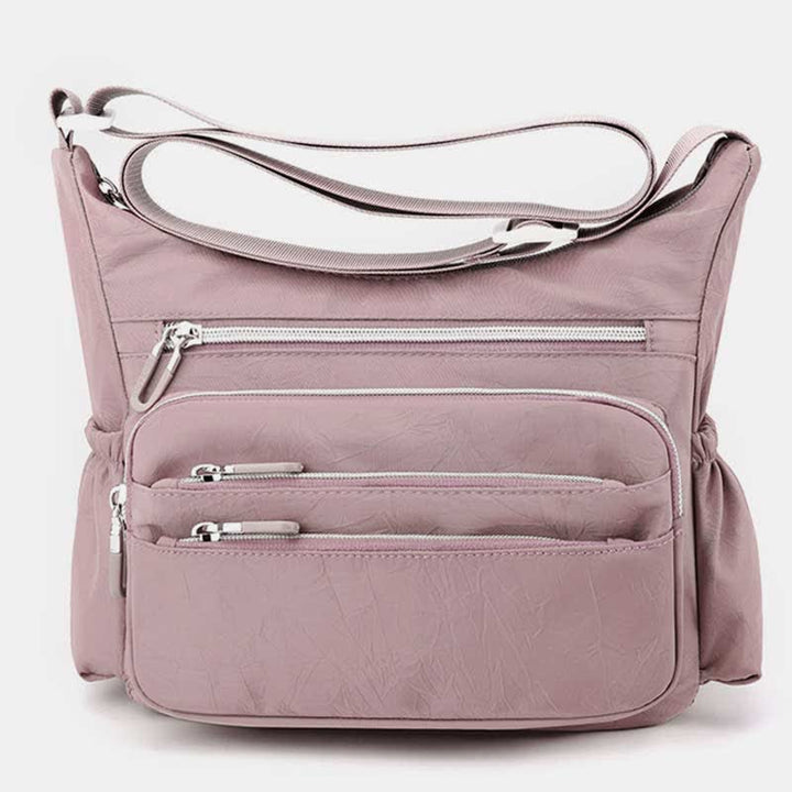 Leichte Nylon-Geldbörse mit mehreren Taschen für Damen, multifunktionale Umhängetasche