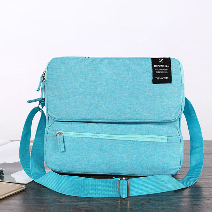 Multifunktionale Messenger-Tasche mit mehreren Fächern, Laptop-Umhängetasche