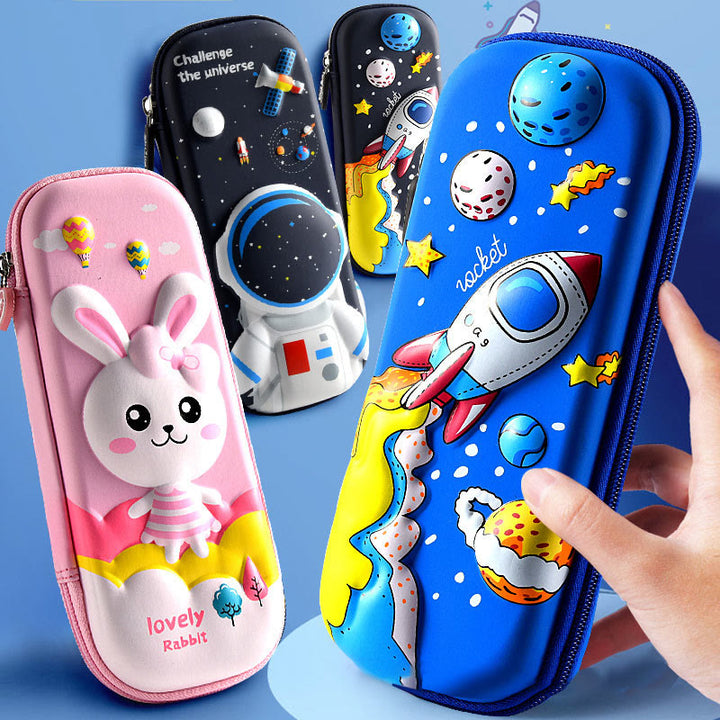 Federmäppchen für Kinder, Astronautenmuster, süßes Schulmäppchen