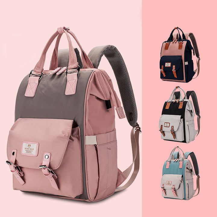 Multi Pocket Funktionale Wickeltasche Rucksack Reiserucksack Mama Tasche