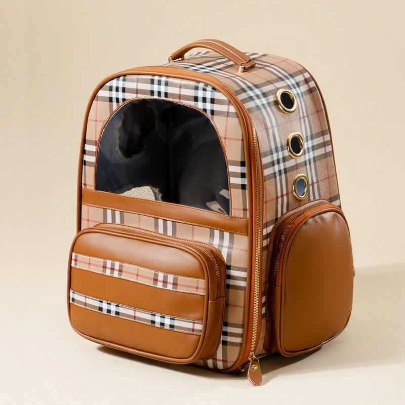 Haustier-Tragerucksack für Hunde, Katzen, Welpen, mit belüftetem Design, wasserdicht