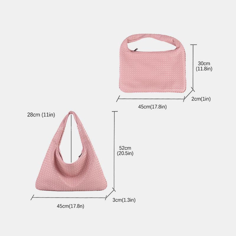 Umhängetasche für Damen, einfarbig, große Kapazität, minimalistische, lässige Handtasche