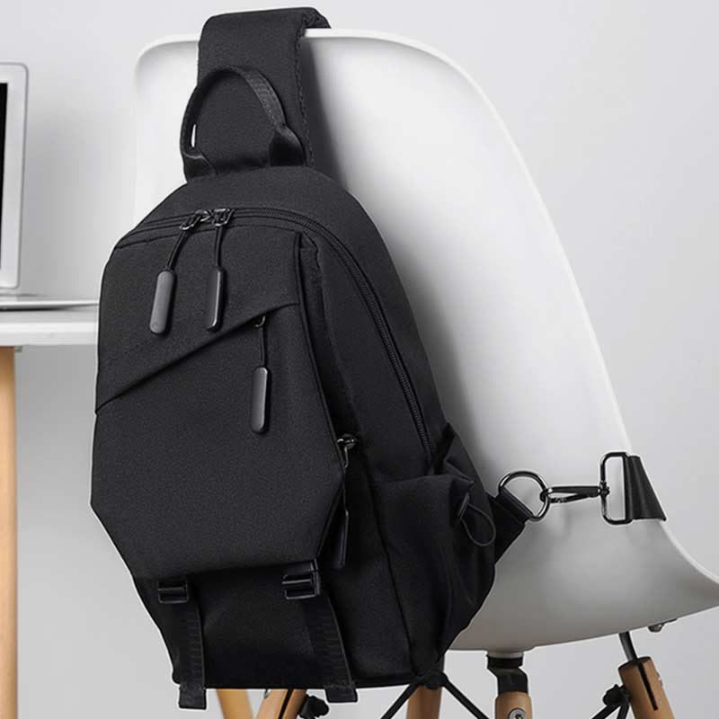 Schultertasche für Herren, abriebfest, lässiger Oxford-Umhängerucksack