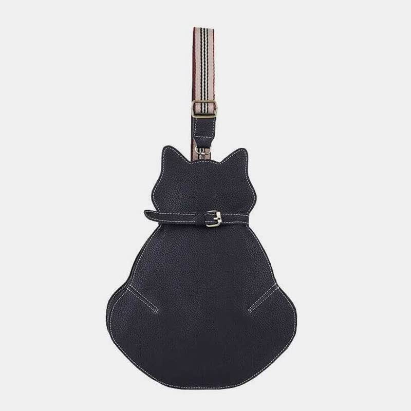 Süße Schultertasche aus PU-Leder in Katzenform für Damen