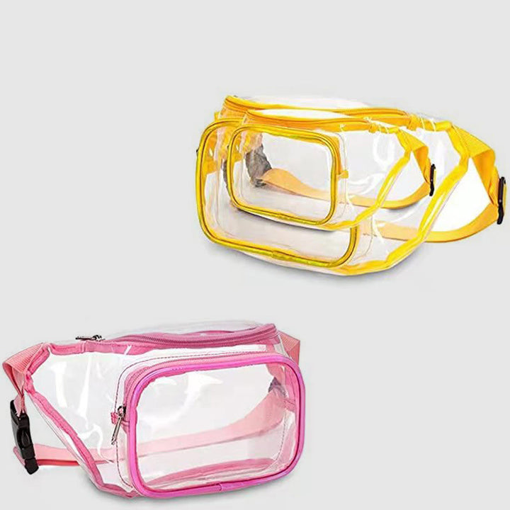 Gürteltasche für Damen, zum Laufen im Freien, Fitness, wasserdichte PVC-Tasche